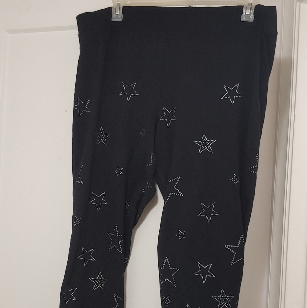 Torrid Black Star-Studded Leggings